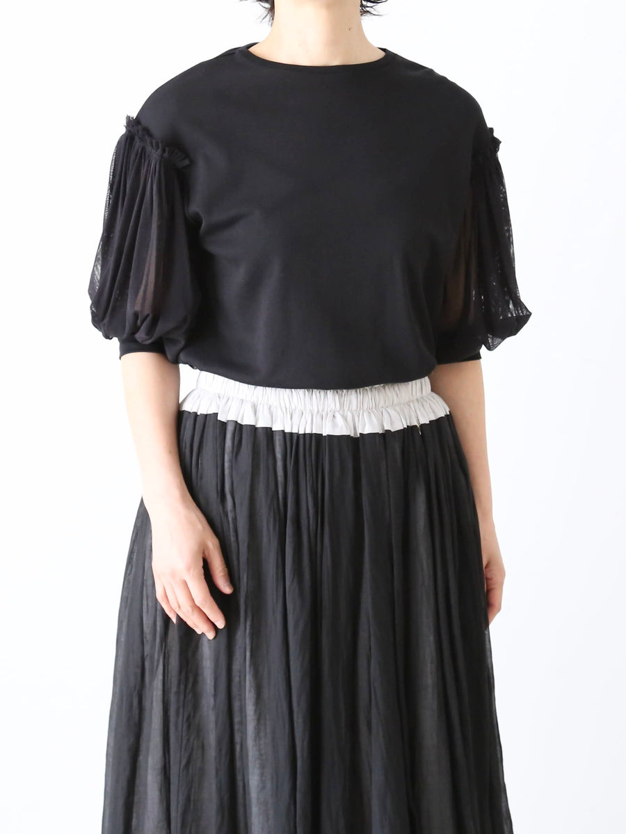 ANTIPAST アンティパスト 日本ブランド C/F Tシャツメッシュスリーブ