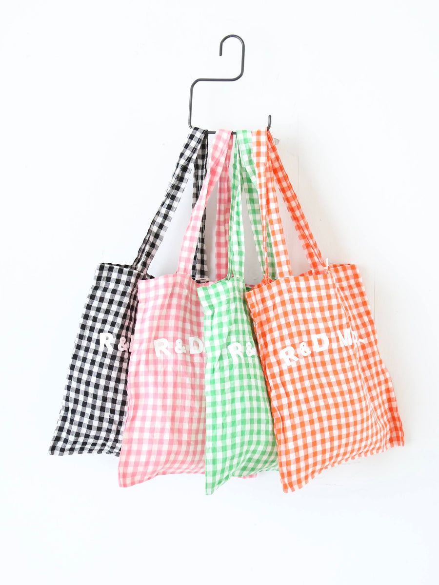 R&D.M.C. ギンガムチェック トートバッグ R&D.M.Co- ギンガムチェックトートバッグ [7618] – CREER