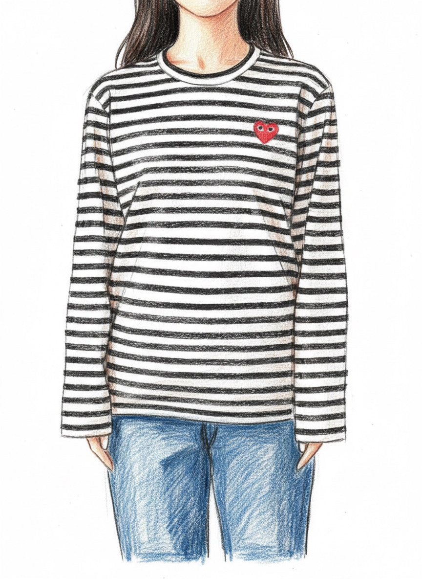PLAY COMME des GARCONS プレイ コムデギャルソン ロングスリーブT