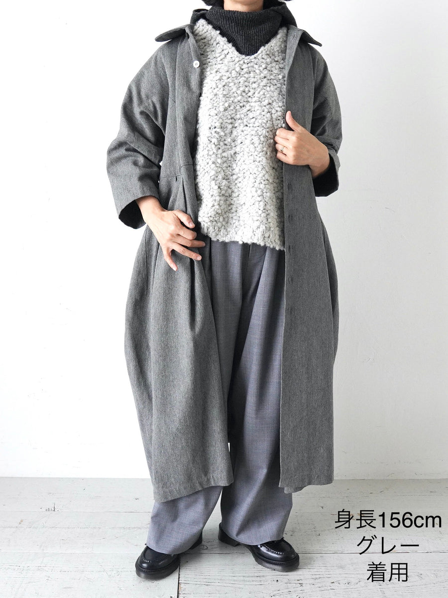 ayanoguchiaya ダブルフロントコートドレス [dress.76] – CREER