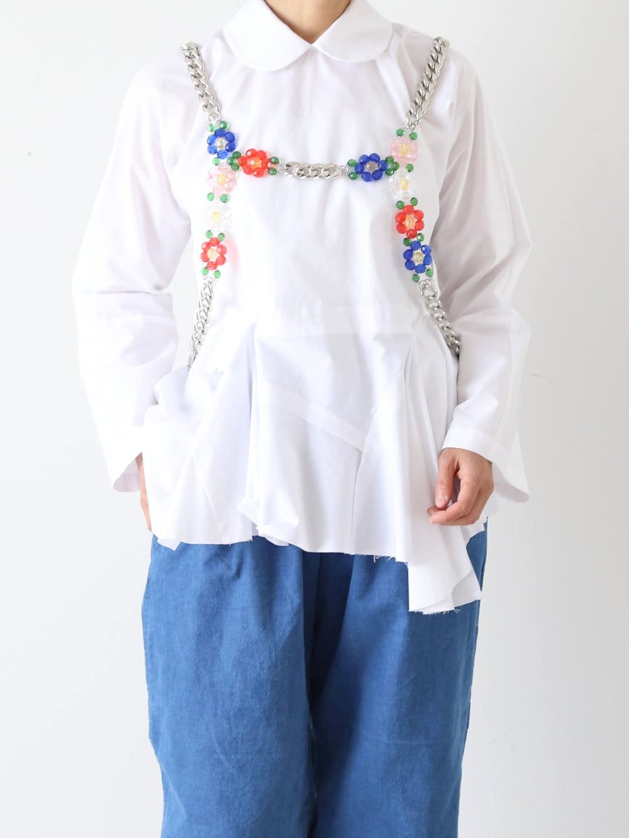 noir kei ninomiya ビーズ×チェーンハーネス [3P-V018-051] – CREER