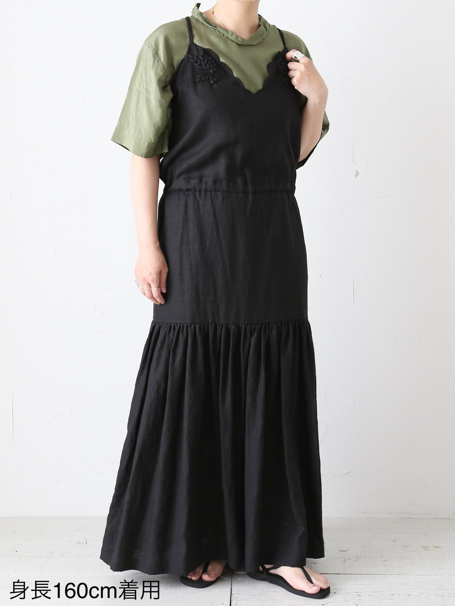 TOWAVASE ボンボヤージュドレス　ベージュ　sizeフリー A3DBB96A-0E51-4D28-8BB2-