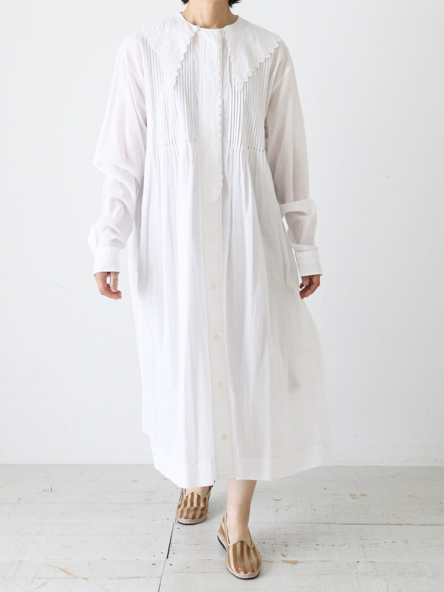 【未使用品】TOWAVASE トワヴァーズ　filleフィーユドレス TOWAVASE トワヴァーズ カディコットン ブロックプリント フィーユ