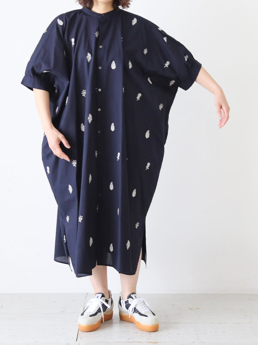 tao 綿クロス刺繍ワンピース [TQ-O003-051] – CREER
