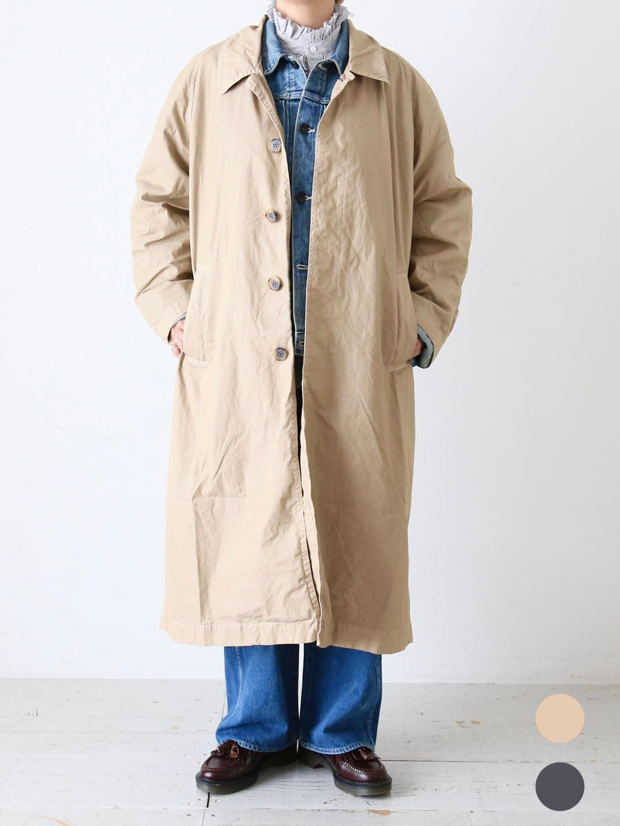 veritecoeur / ステンカラーコート/FREE/コットン/BLK/VC-2575 veritecoeur◇ステンカラーコート/FREE/コットン/BLK/VC-2575 VC