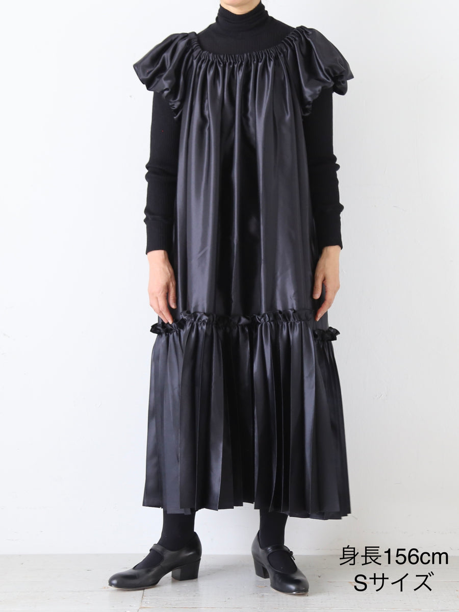 noir kei ninomiya ノワールケイニノミヤ エステルサテンワンピース