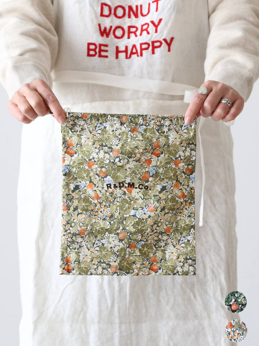 R&D.M.Co- ワイルドベリーフィールドローン ドローストリングバッグ(S