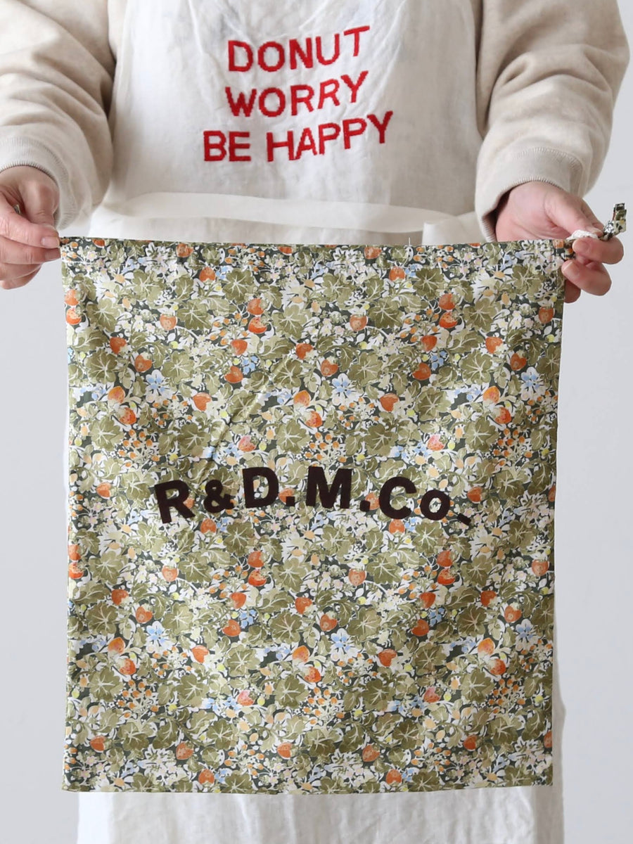 R&D.M.Co- ワイルドベリーフィールドローン ドローストリングバッグ(L