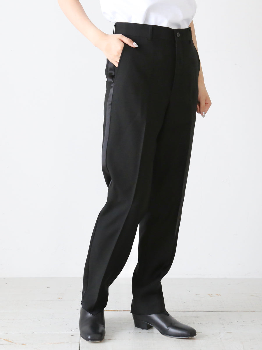 パンツ Noir Kei Ninomiya noir kei ninomiya ウールモヘヤドスキンパンツ [3N-P001-051