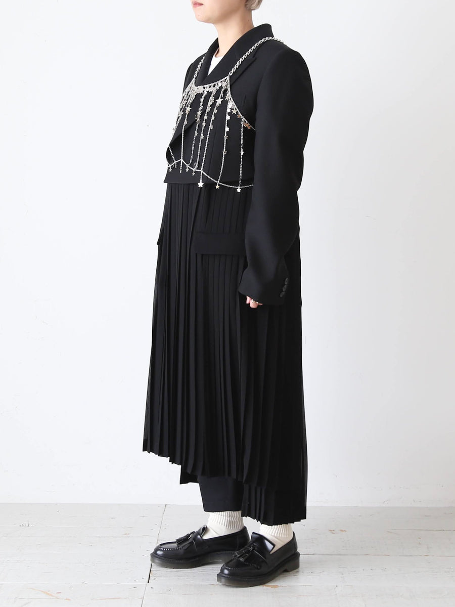 noir kei ninomiya チャーム×チェーン ハーネス スター シルバー – CREER