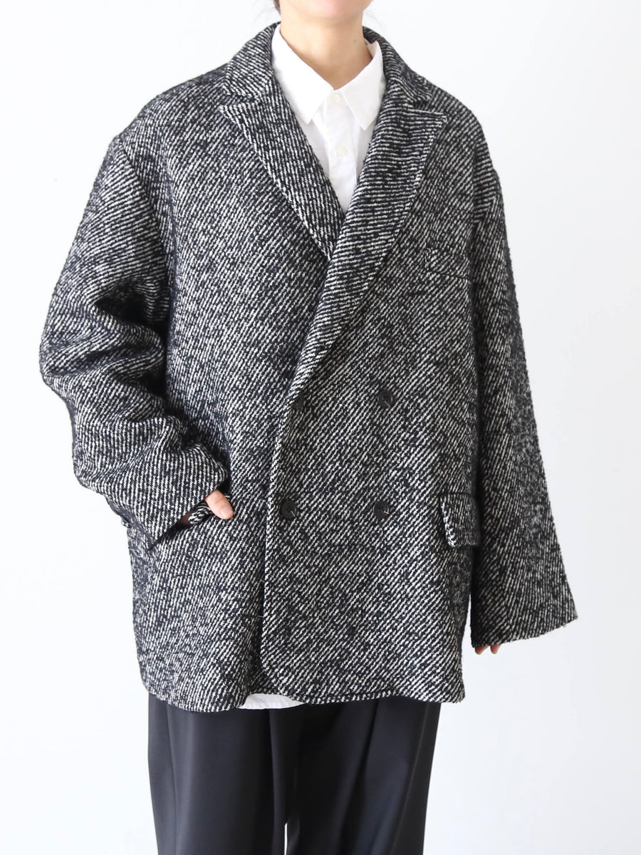 Honnete オネット フランス 1954 ニット ダブルブレステッドオーバー 