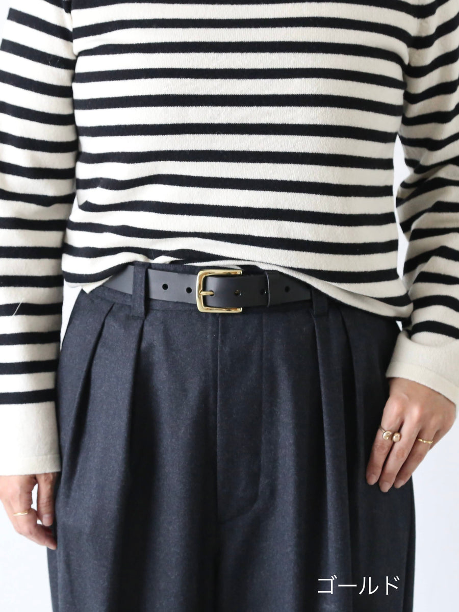 R&D.M.Co- レザーベルト(30mm) [7686] – CREER