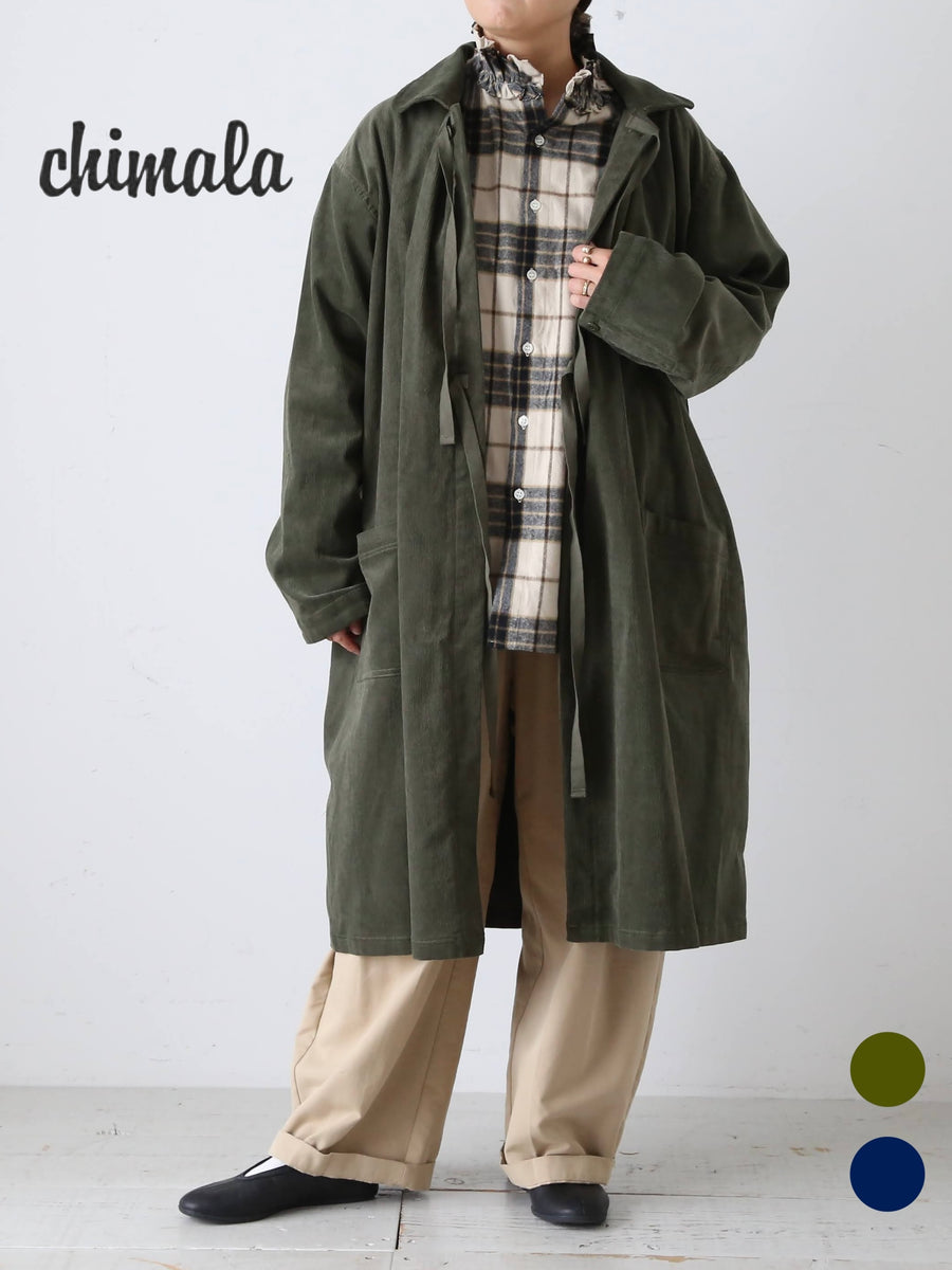 chimala Woman's 16W Corduroy Medic Coat Cotton [CS-42-JT01] – CREER