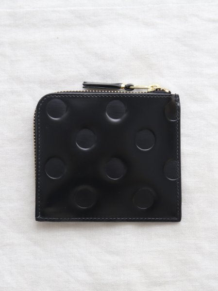 Wallet COMME des GARCONS ポルカドットエンボス（L字）[8Z-F031