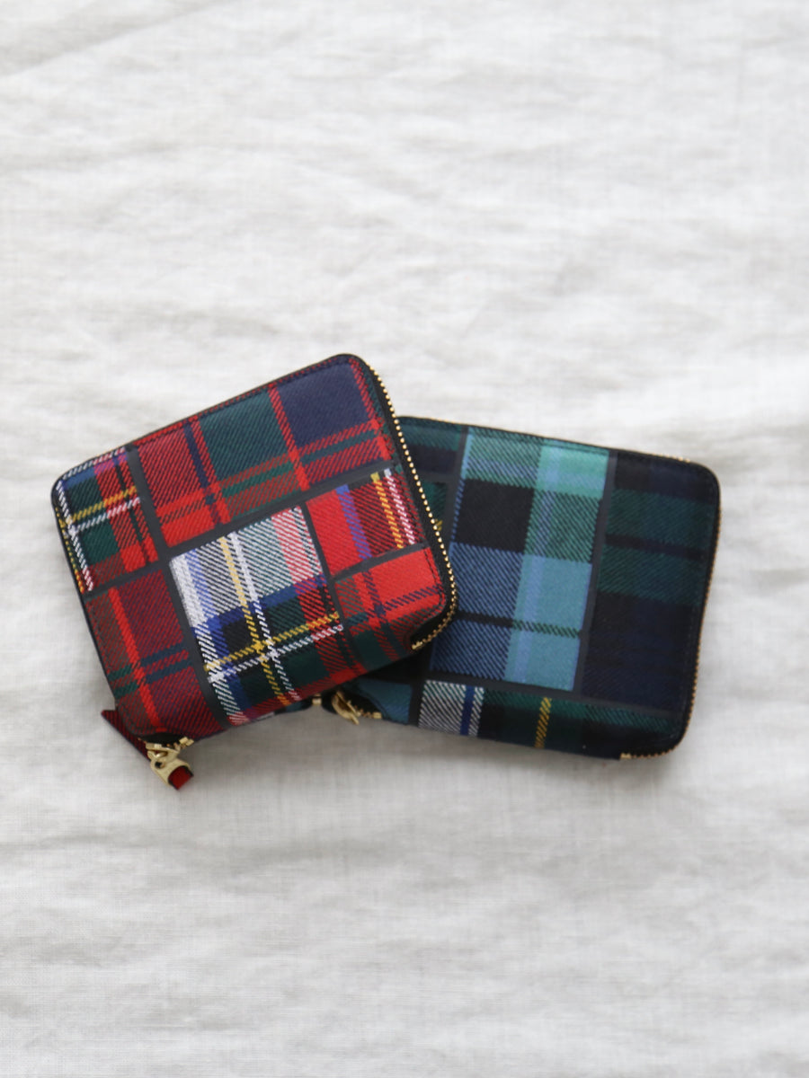 Wallet COMME des GARCONS タータンパッチワーク(二つ折り) [8Z-N021-051] – CREER