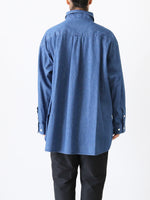 画像をギャラリービューアに読み込む, TOUJOURS バイオウォッシュバギーシャツ [HM43MS01]
