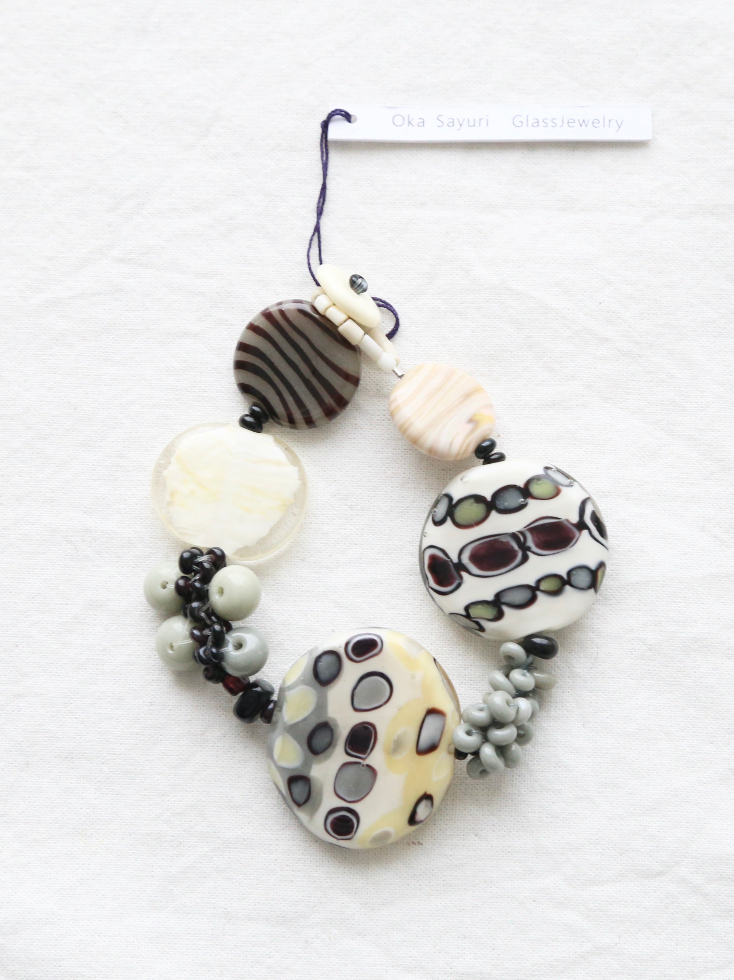 Oka Sayuri Glass Jewelry 岡小百合 日本製 Sayuri GlassJewelry 