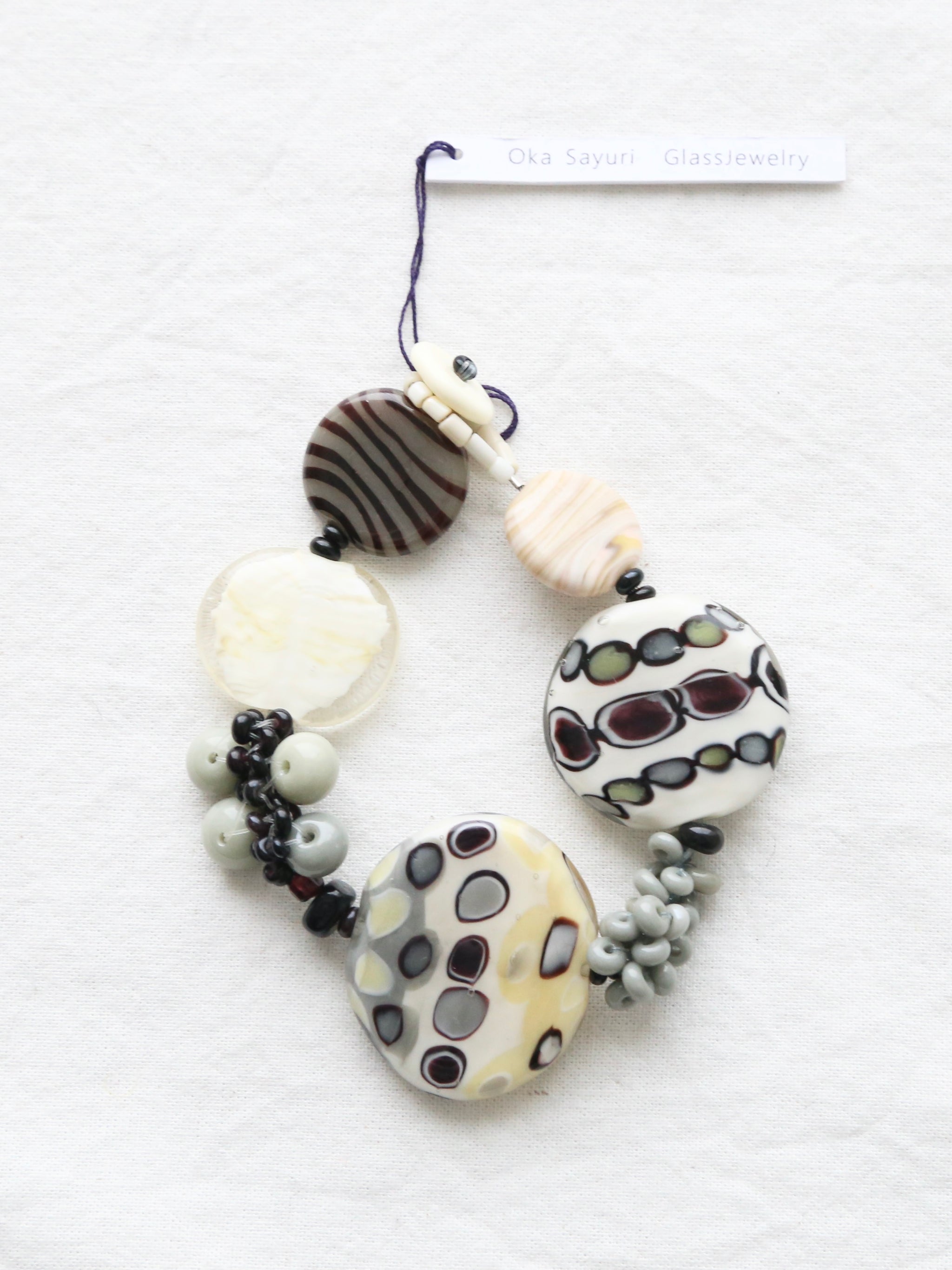 Oka Sayuri GlassJewelry 岡小百合 日本製 ガラスジュエリー – CREER