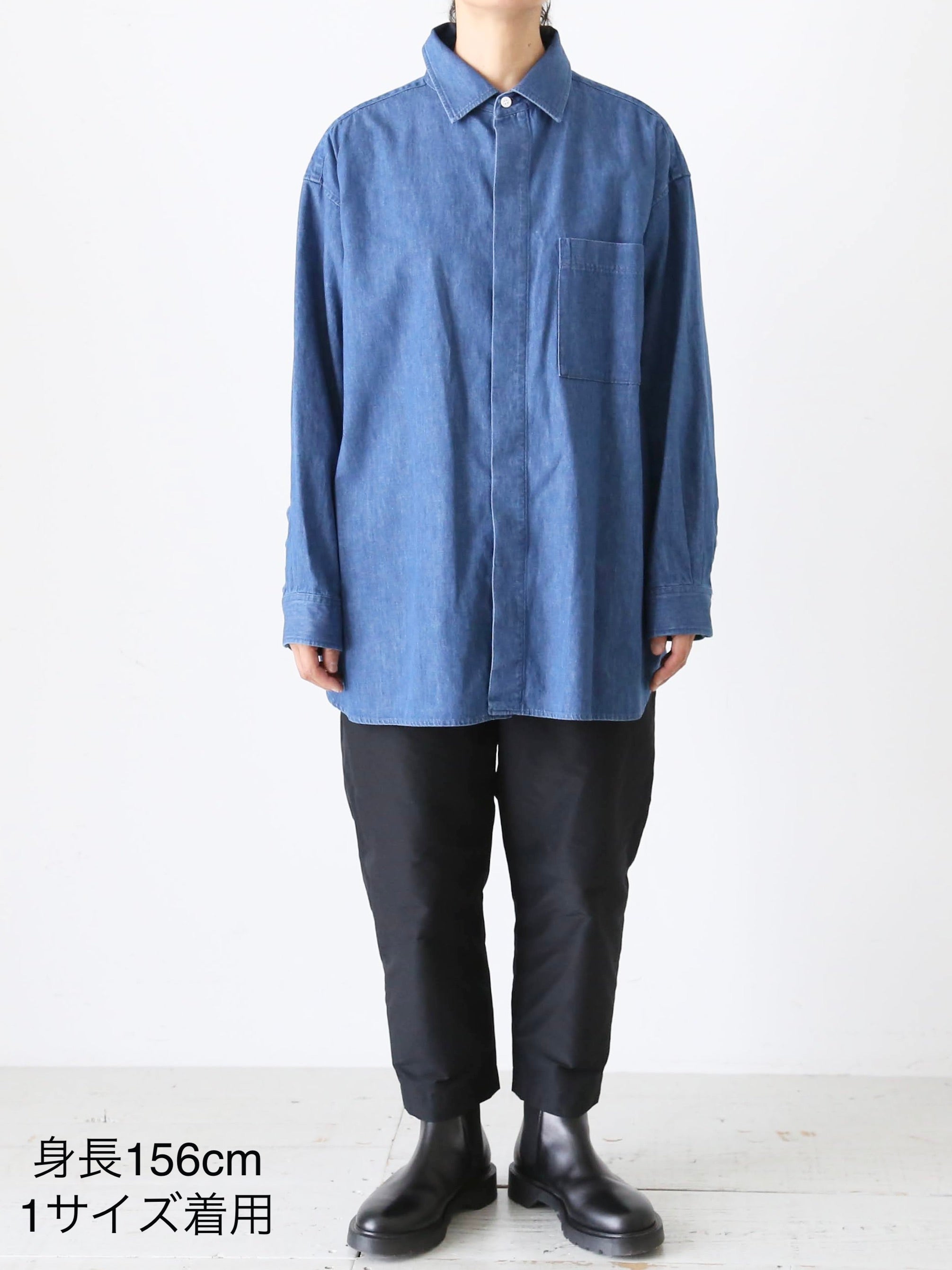 TOUJOURS バイオウォッシュバギーシャツ [HM43MS01]