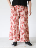 画像をギャラリービューアに読み込む, tao 綿ギンガムチェックプリントパンツ Fumi Imamura [TQ-P004-051]
