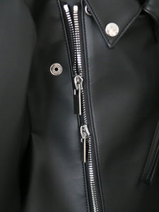 noir kei ninomiya 合皮ボンディングジャケット [3M-J008-051]