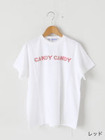 画像をギャラリービューアに読み込む, R&amp;D.M.Co- CANDY CANDY Tシャツ ストライプ [8187]

