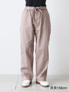 garment dye cotton*rayon twill clothパンツ WOMEN'S】TOUJOURS（トゥジュー）“Easy Field Shorts - GARMENT DYE