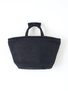 【未使用】R&D.M.Co- イングランド柄のリネンバッグ R&D.M.Co- リネンマルシェバック(S) リネン100% ベージュ ブラック – CREER