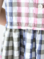 画像をギャラリービューアに読み込む, tao エステル綿ギンガムチェックワンピース [TQ-O013-051]
