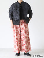 画像をギャラリービューアに読み込む, tao 綿ギンガムチェックプリントパンツ Fumi Imamura [TQ-P004-051]
