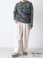 画像をギャラリービューアに読み込む, Masnou design クルーネックセーター [Tj-6]
