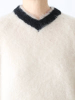 画像をギャラリービューアに読み込む, R&amp;D.M.Co- モヘアクリケットセーター [7827]
