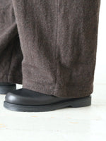 画像をギャラリービューアに読み込む, Veritecoeur ウールタックパンツ [VC-2798]
