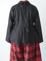 画像をギャラリービューアに読み込む, tao 綿ブロードブラウス(襟) [TP-B017-051]
