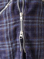 画像をギャラリービューアに読み込む, tao ウールナイロンチェックコート [TP-C010-051]
