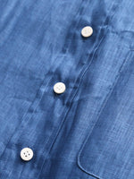 画像をギャラリービューアに読み込む, OLDMAN'S TAILOR ブリティッシュオフィサーロングリネンシャツ [m1404]
