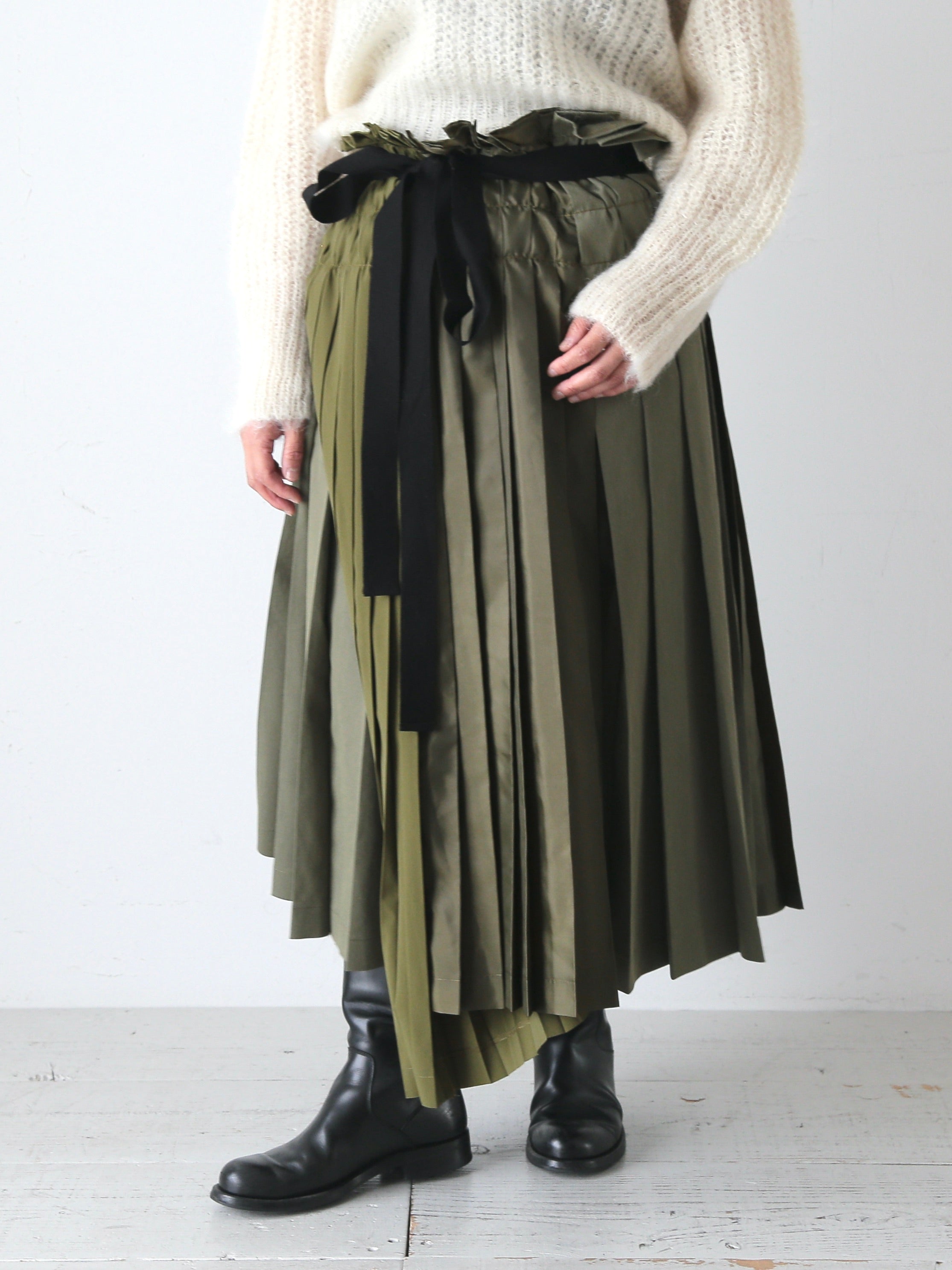 tao エステルタフタMIX スカート [TP-S006-051]