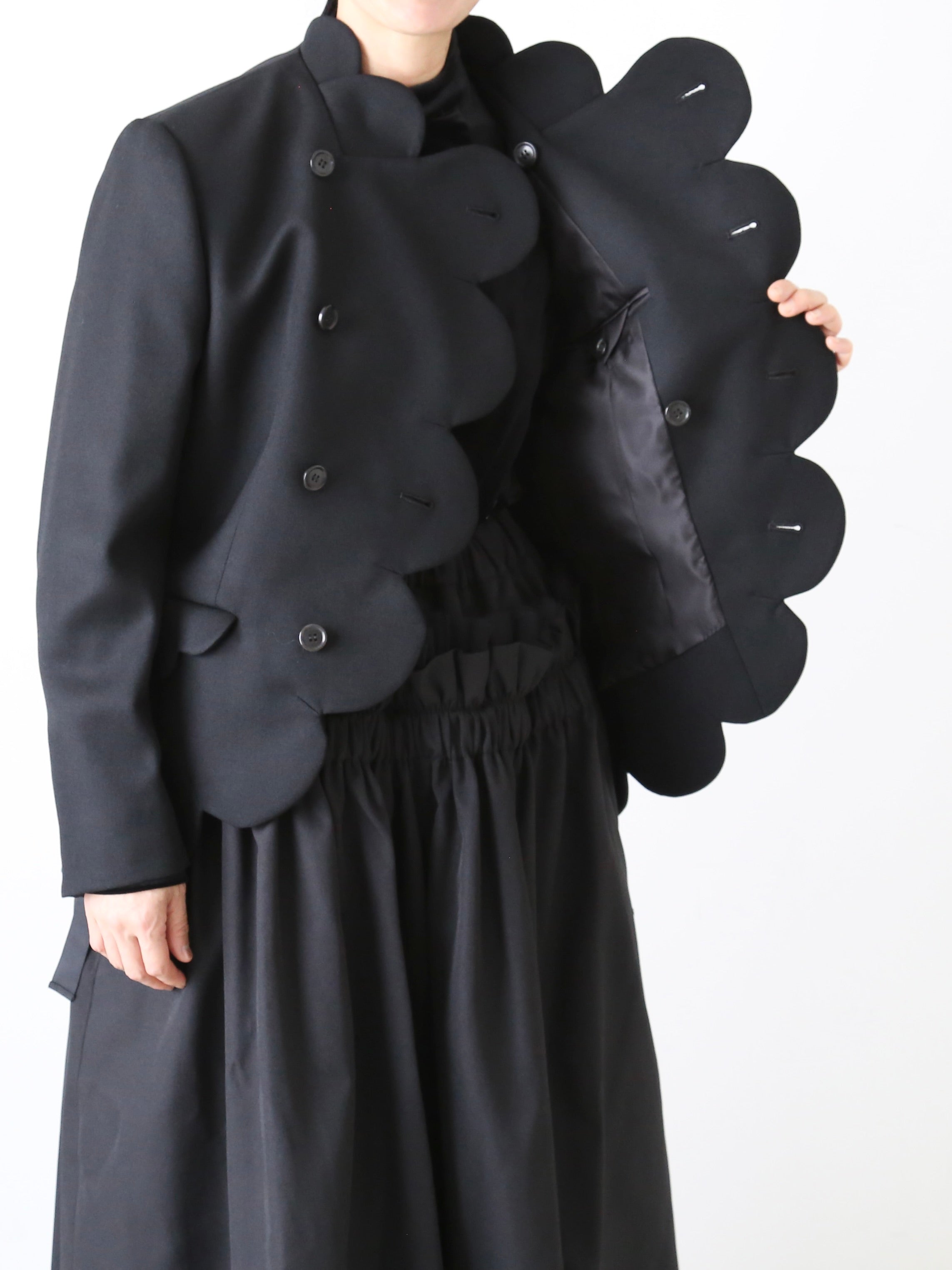 noir kei ninomiya ノワールケイニノミヤ ウールギャバジンジャケット