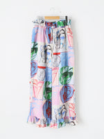 画像をギャラリービューアに読み込む, ayanoguchiaya アートプリンテッドフリルパンツ [dress.25-P]
