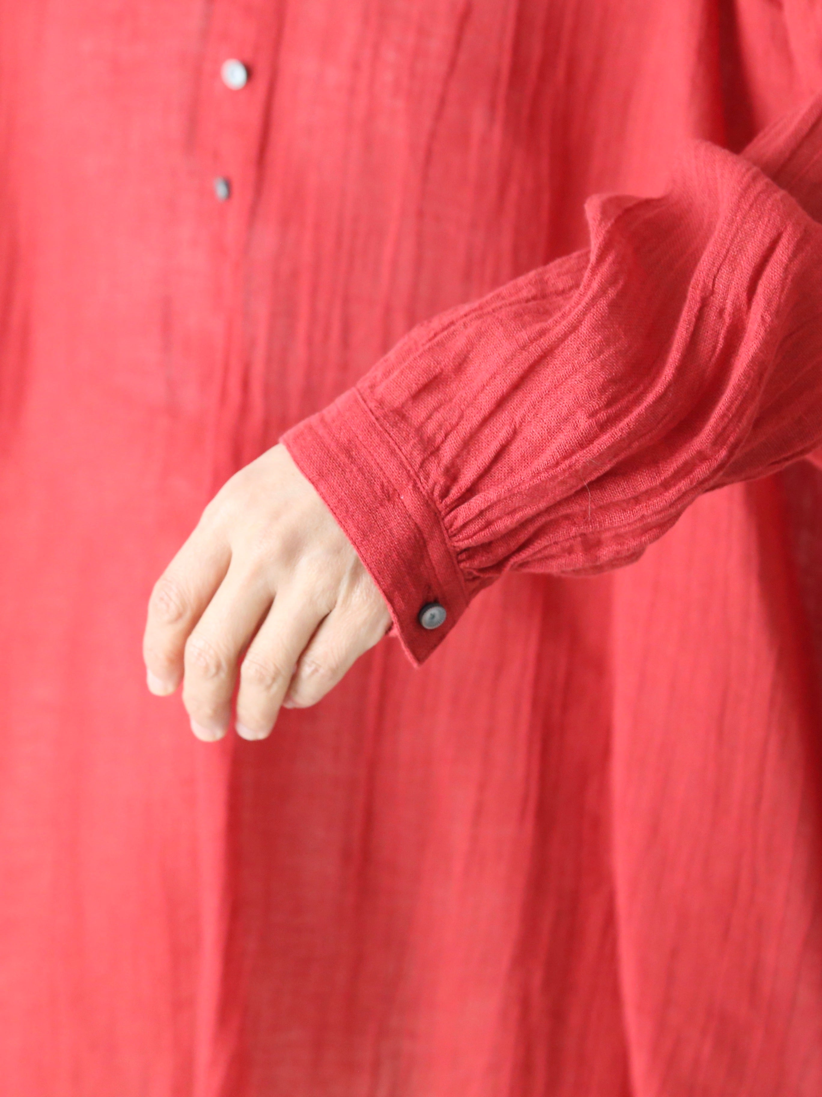 suzuki takayuki ガーゼプルオーバーブラウス [A261-04]