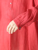 画像をギャラリービューアに読み込む, suzuki takayuki ガーゼプルオーバーブラウス [A261-04]
