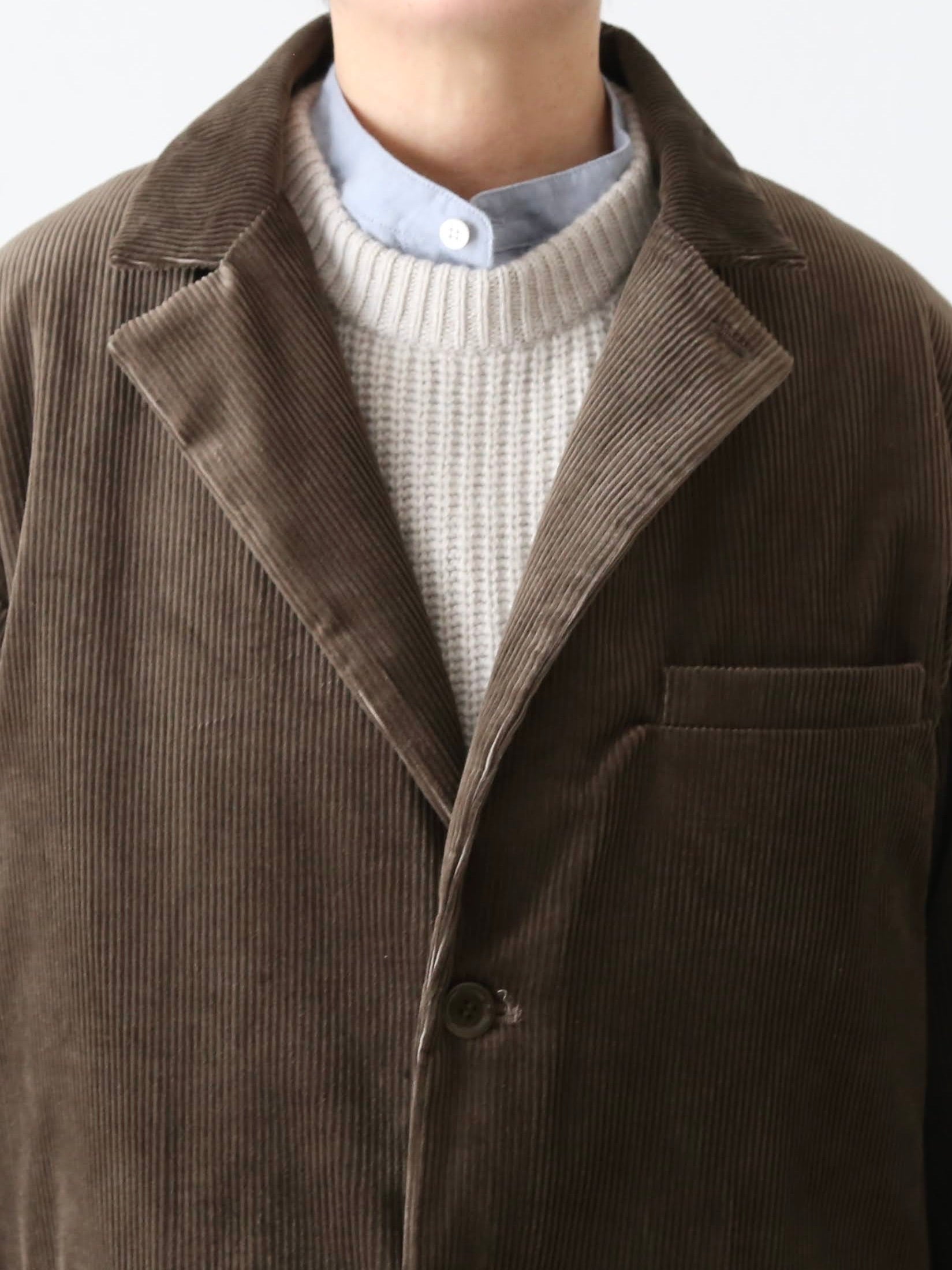 TOUJOURS オーバーサイズ1＋2ボタンサックジャケット [TM43RJ01]