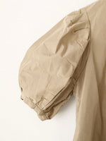 画像をギャラリービューアに読み込む, R&amp;D.M.Co- タフタビッグバルーンスリーブドレス [7666]
