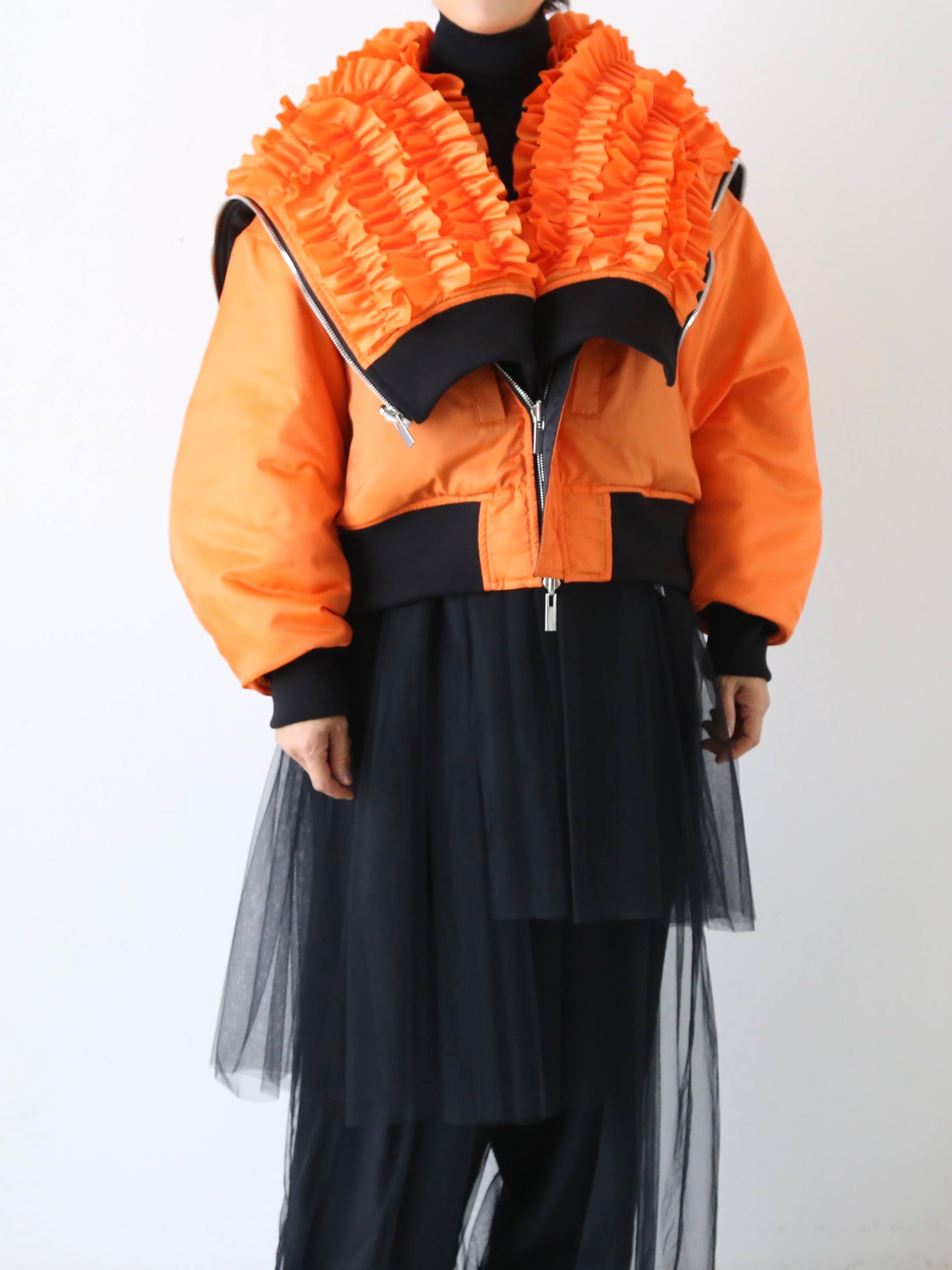 noir kei ninomiya ナイロンツイルジャケット [3P-J013-051]