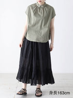 画像をギャラリービューアに読み込む, Veritecoeur フリルインナースカート（ロング） [ST-101L]
