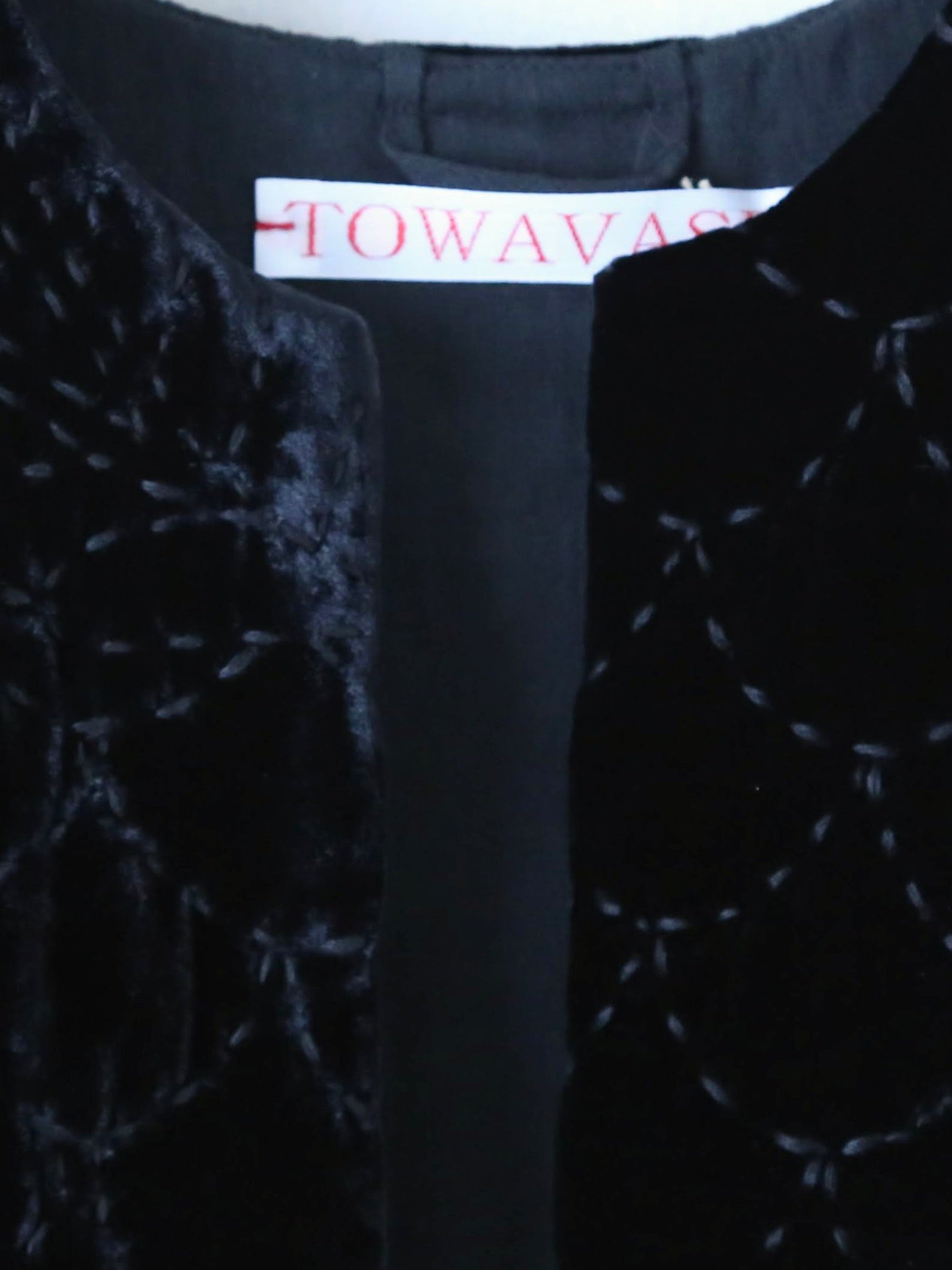 TOWAVASE パーマネントトワヴァーズベスト(ベルベット) [30-0020A]