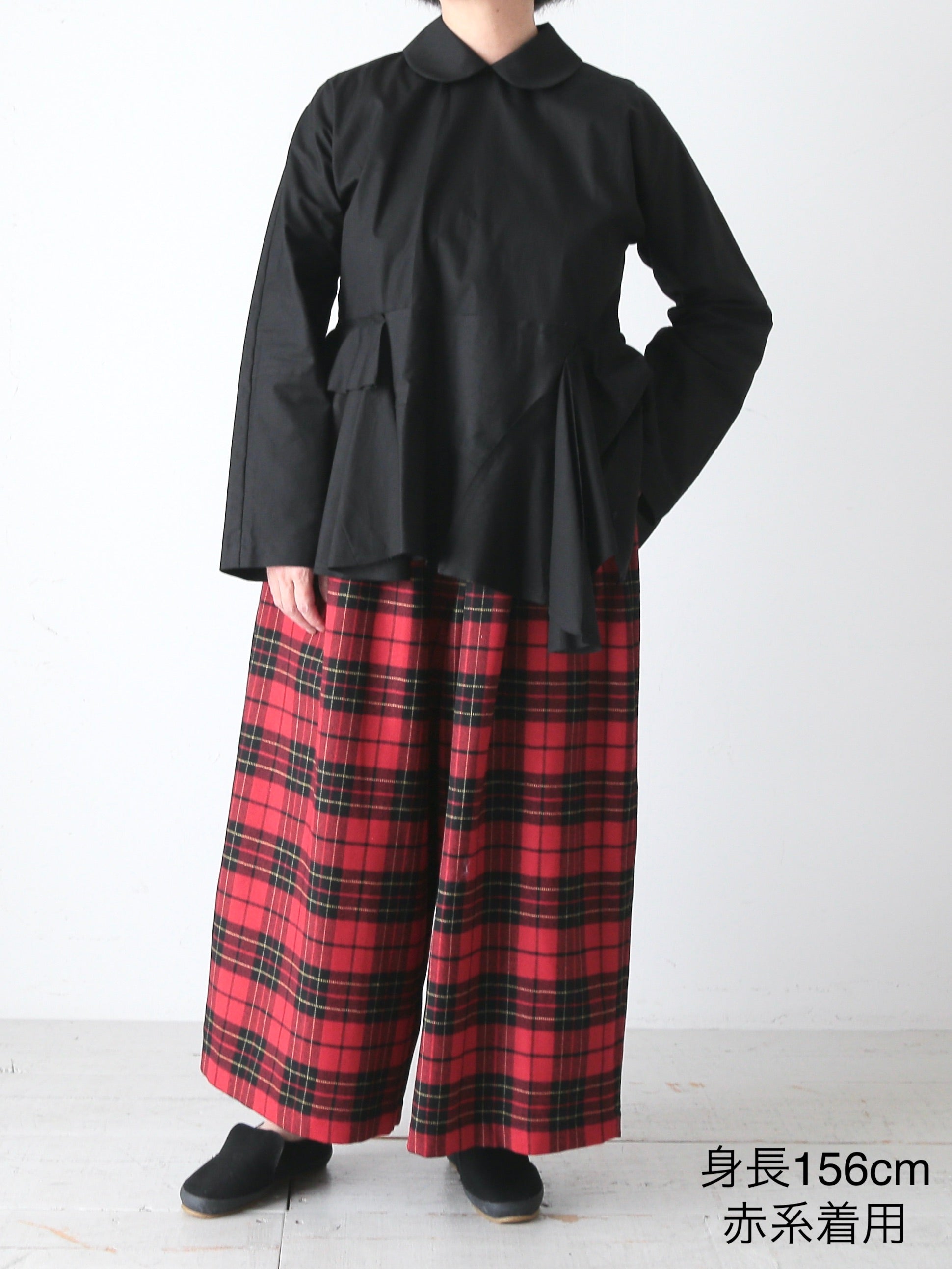 tao タータンチェック先染めパンツ [TP-P010-051]