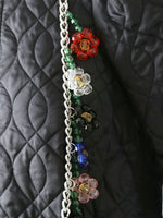 画像をギャラリービューアに読み込む, noir kei ninomiya ビーズ×チェーンハーネス [3P-V019-051]
