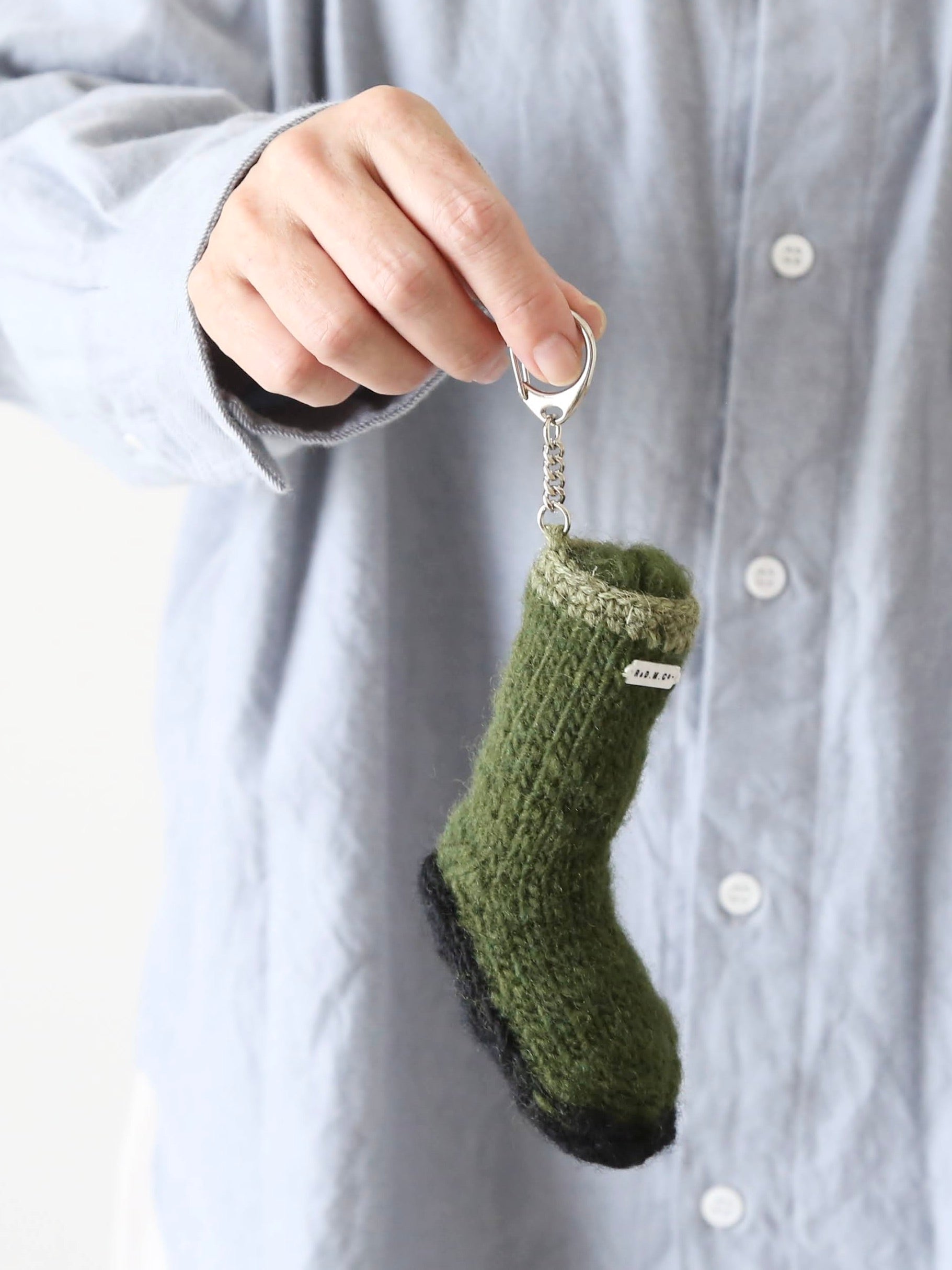 R&D.M.Co- グリーンブーツキーホルダー [7658]