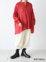 画像をギャラリービューアに読み込む, suzuki takayuki ガーゼプルオーバーブラウス [A261-04]
